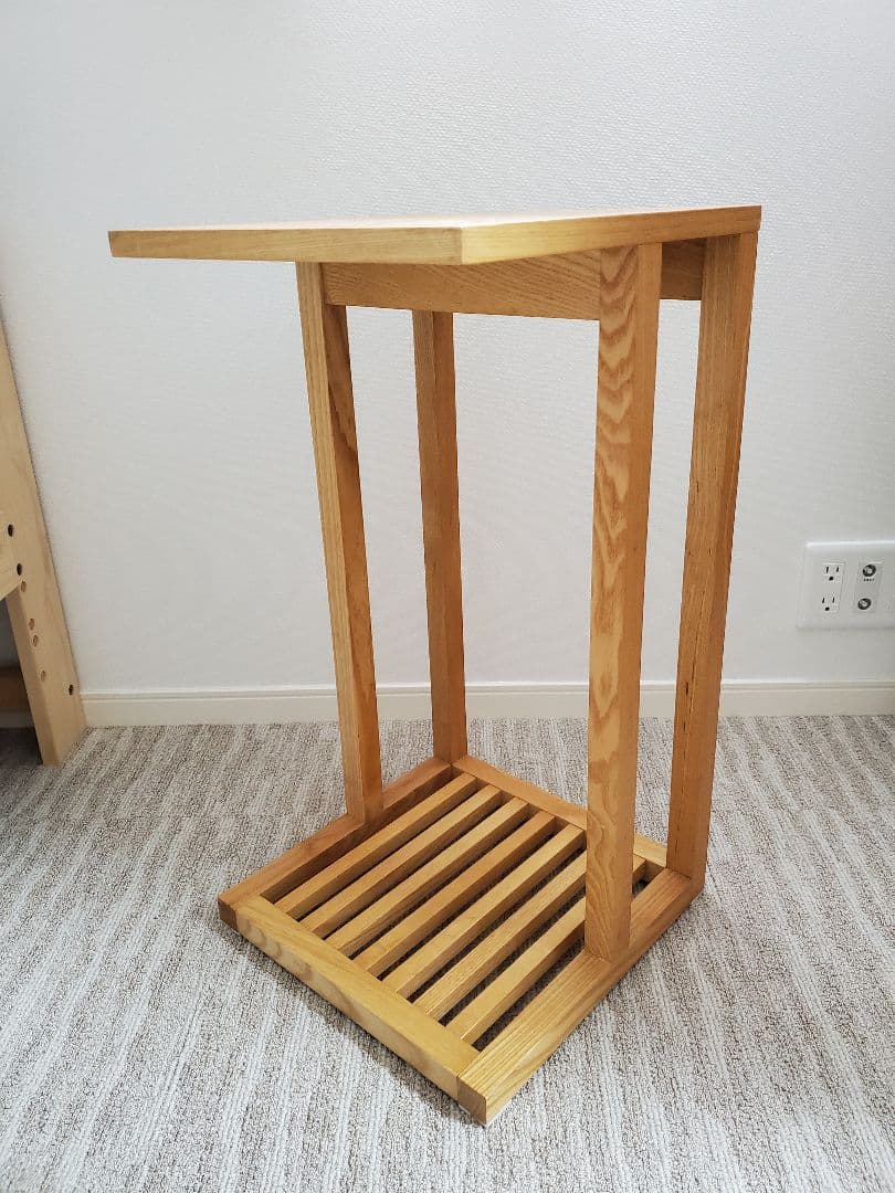 アクタス　アッシュ材　サイドテーブル　天然木