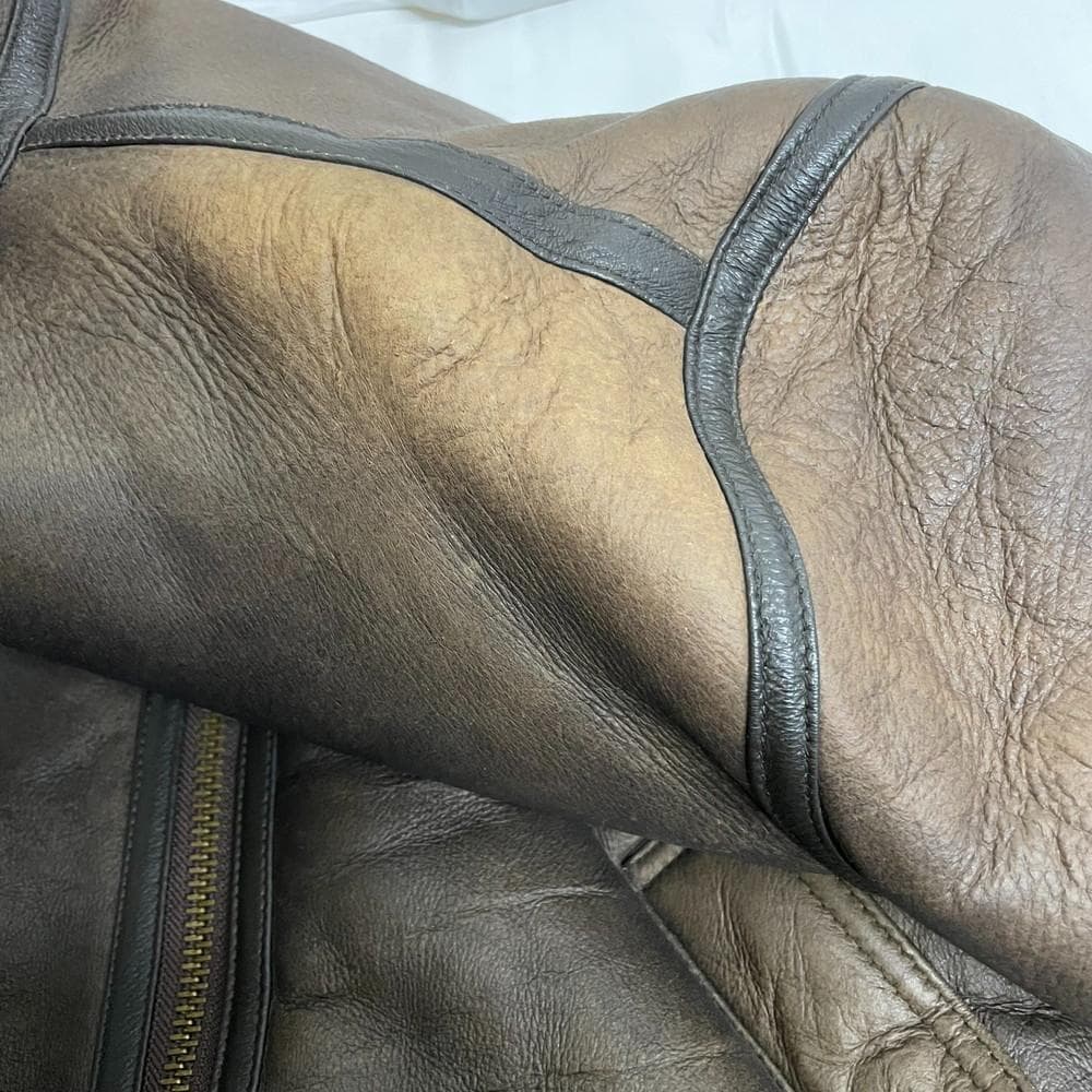 ◆URBAN HILLS フライト ジャケット リアルムートン　01022