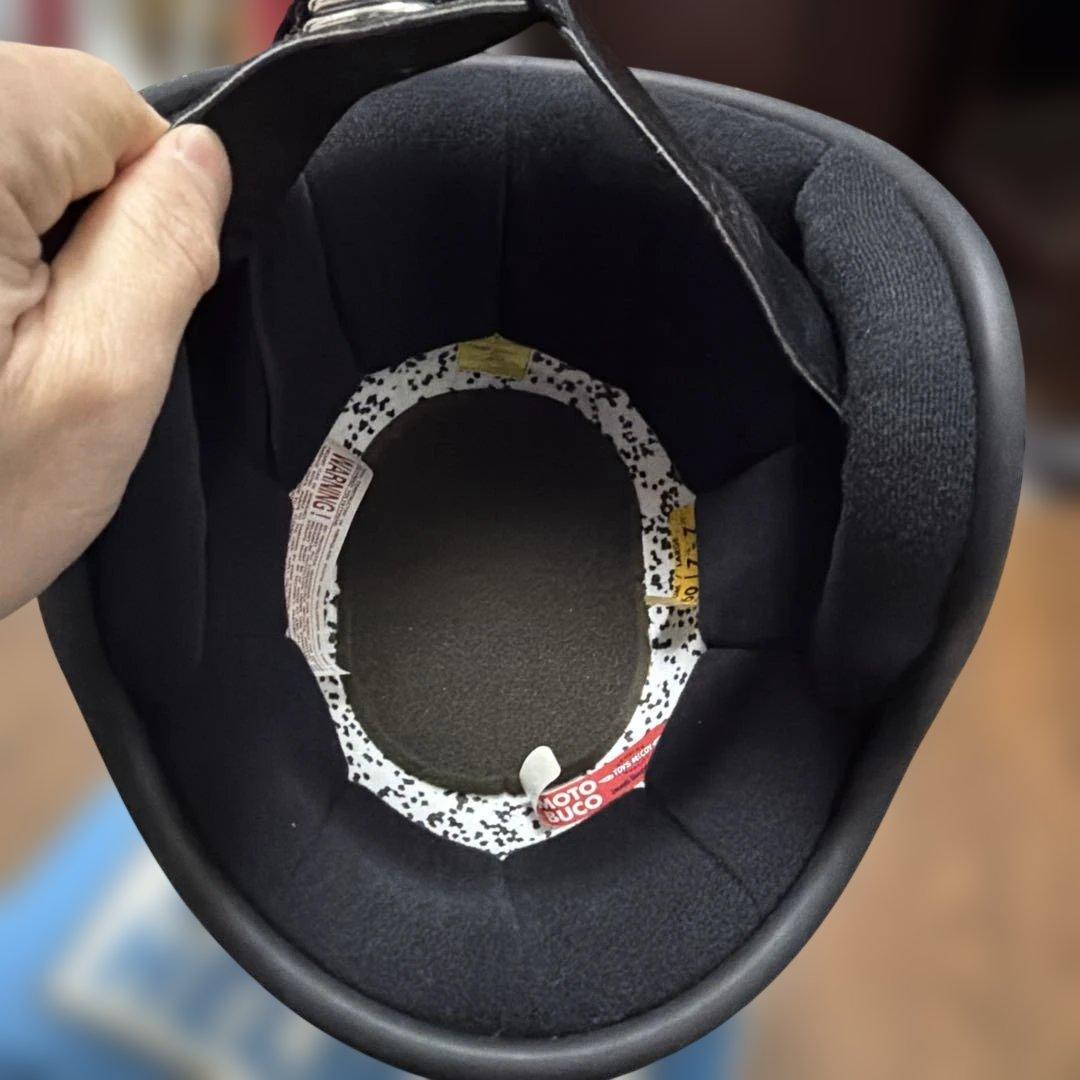 Buco ホワイト ジェットヘルメット　MOTO m/L