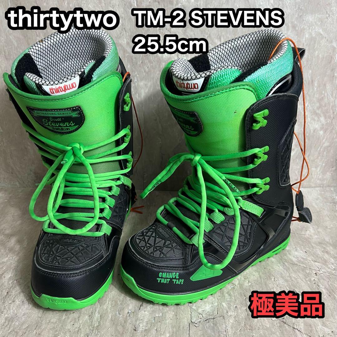 thirtytwo TM-2 STEVENS ブラック グリーン 25.5cm