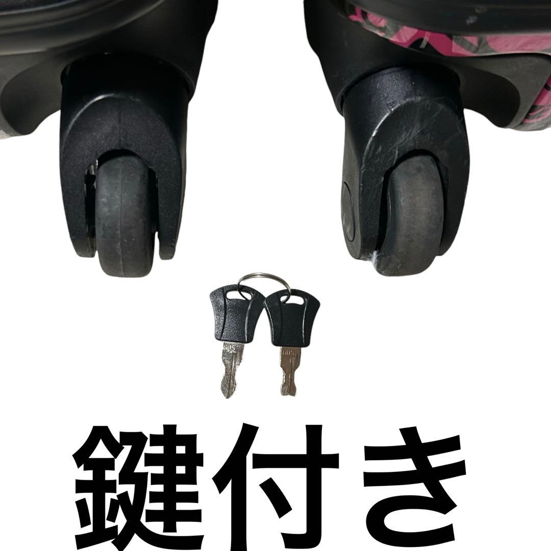 ヒテステリックミニ☆ヒスミニ☆キャリーケース　ハード　総ロゴキャラクター　鍵付き