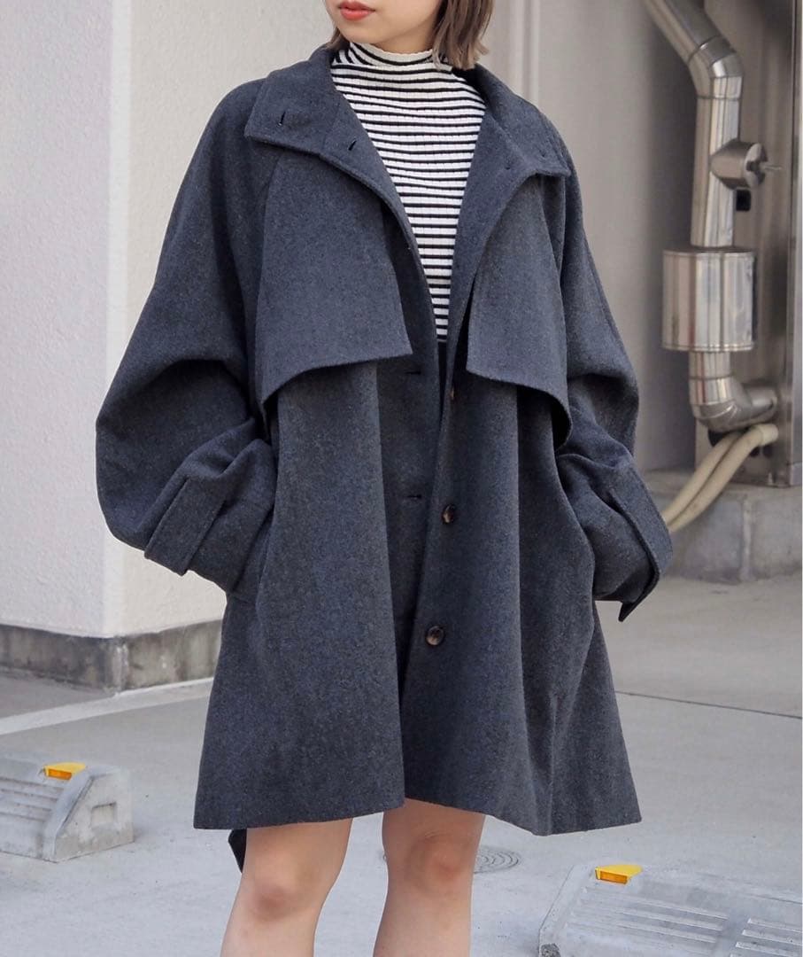 tiptop ミドル丈トレンチコート(F)