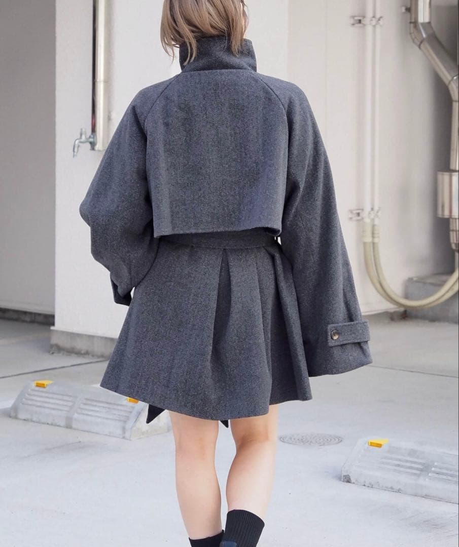 tiptop ミドル丈トレンチコート(F)