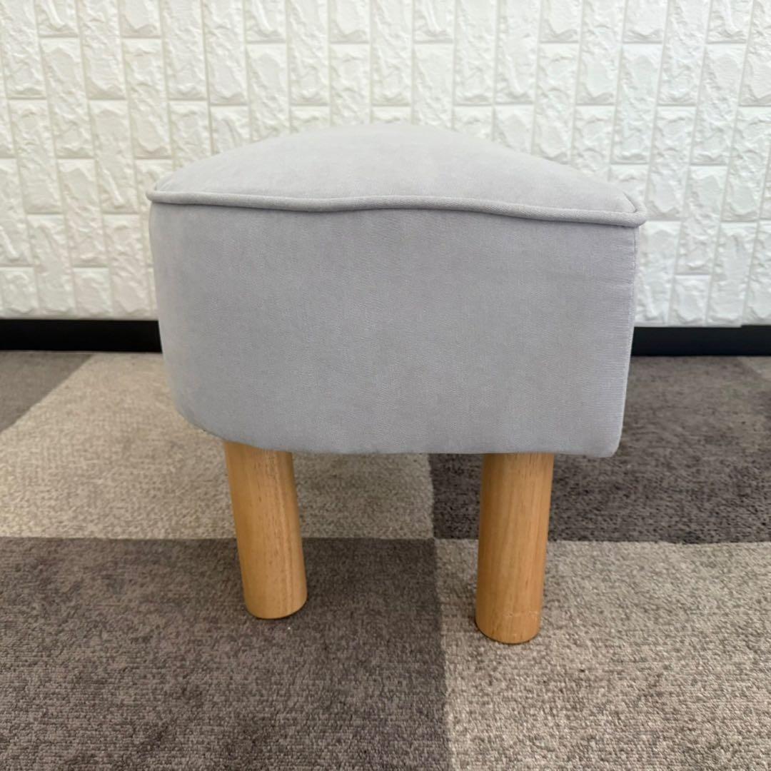 東京23区配送無料✨エミリア　2人掛けオットマン付きソファ　グレー　美品