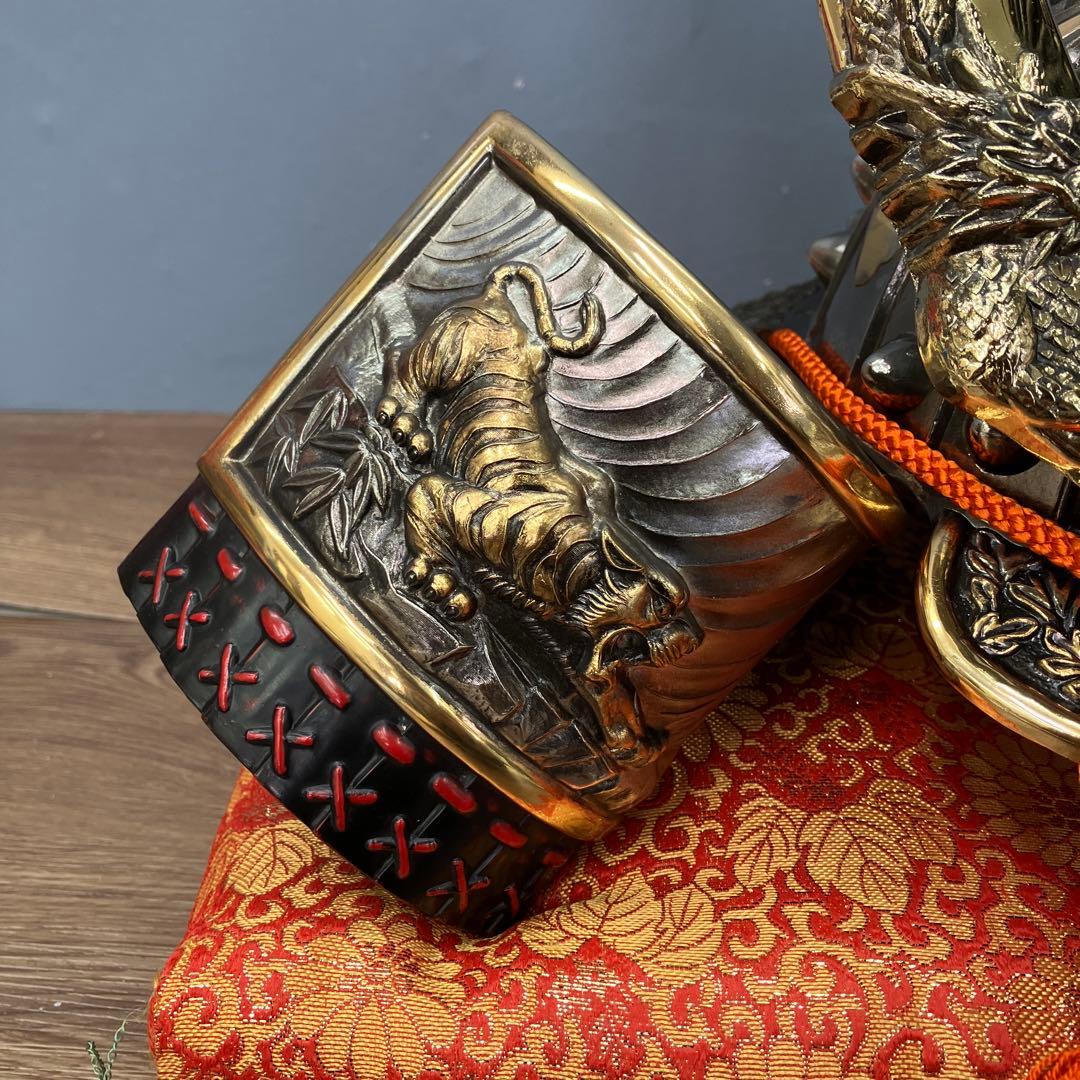 3F 瑞穂作 竜虎出世兜 御兜 五月人形 伝統工芸 兜飾り こどもの日 季節物