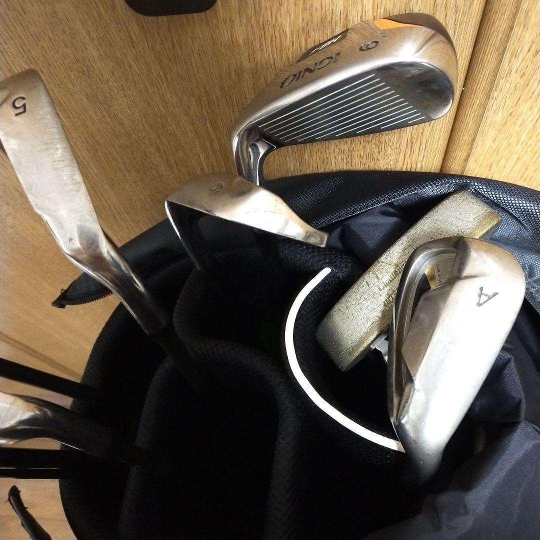 Mizuno キャディバッグ ホワイト　レッド　ブラック　おまけ付IGNIO