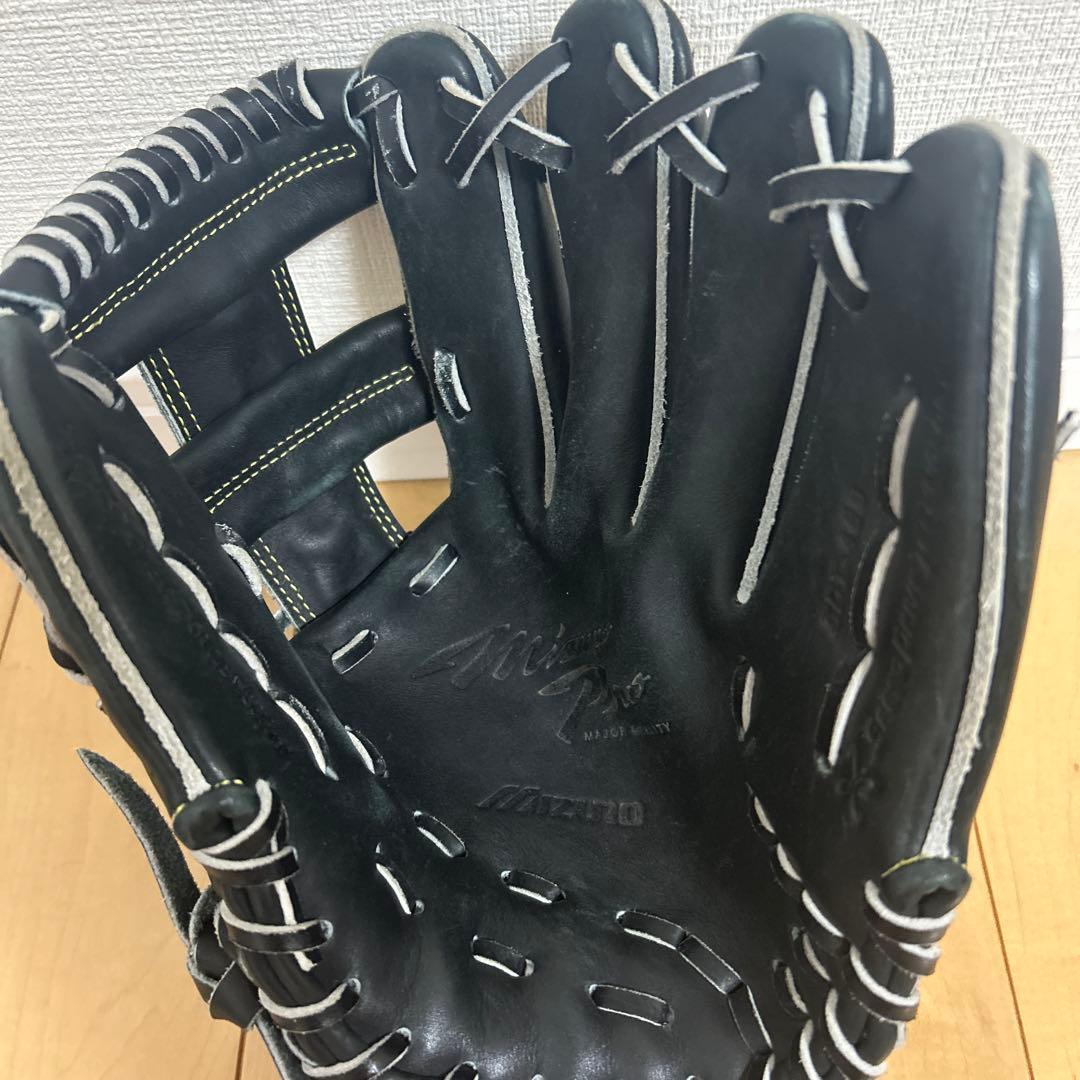ミズノ プロブラックレザーグローブ 大人用