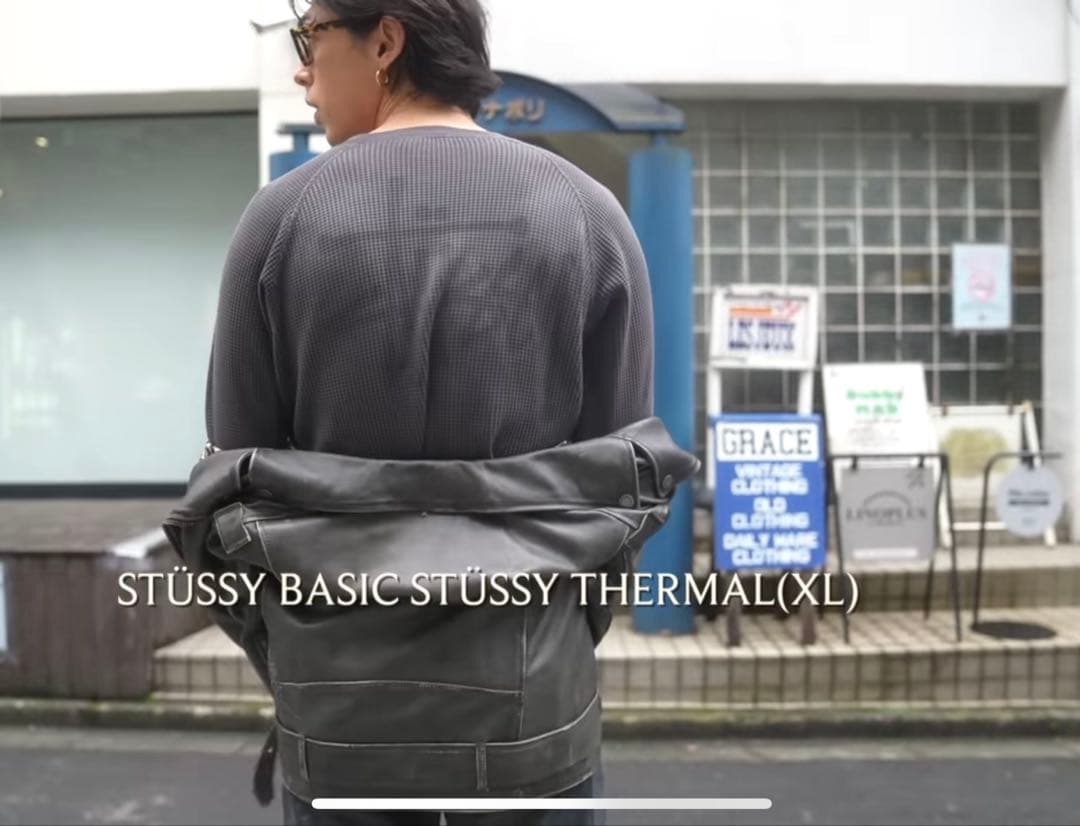 完売品モーガン蔵人着用 THERMAL バックプリント サーマル　BZ84