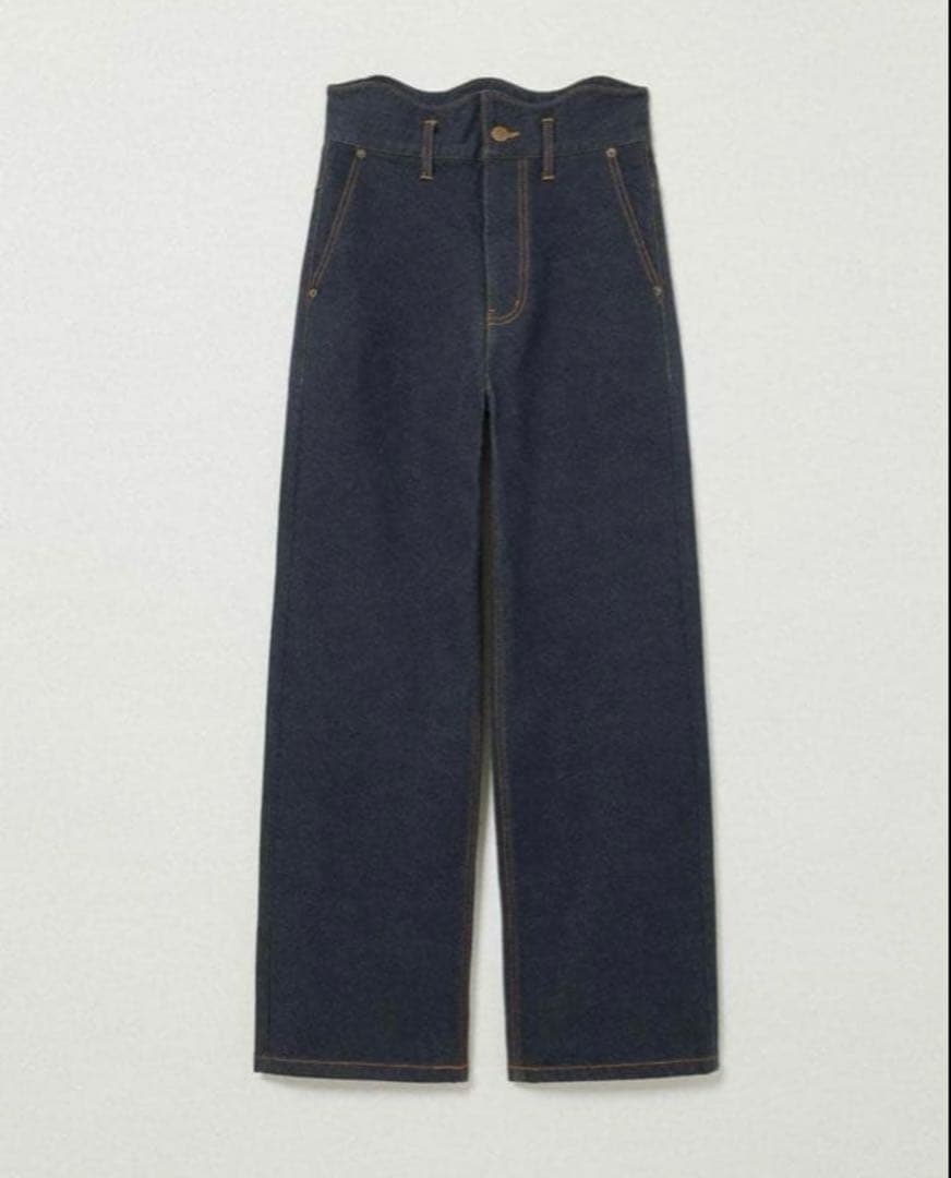 【タグ付き】Eaphi WAVE DESIGN HIGH WAIST DENIM