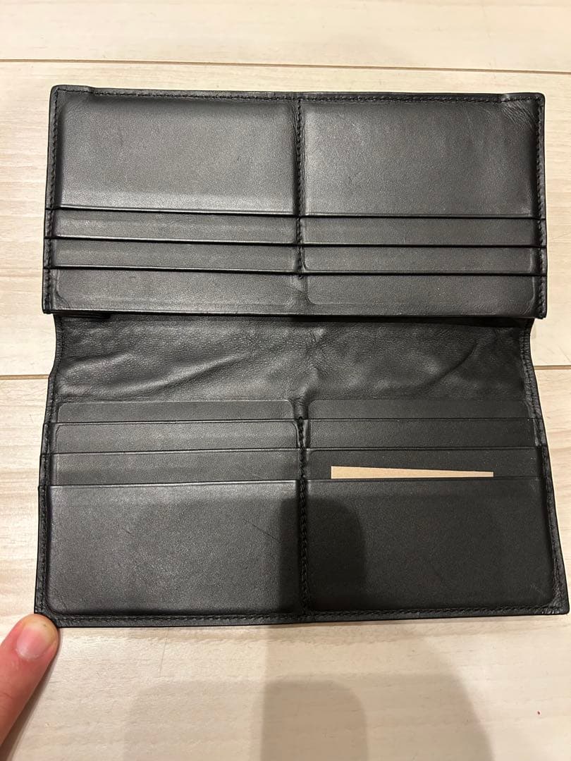 ボッテガヴェネタ 長財布 二つ折り ブラック