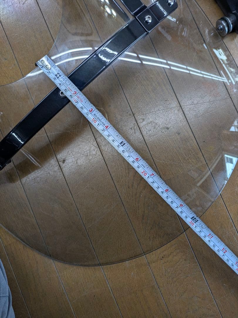 ハーレー純正　スプリンガーフォーク用ウインドシールドセット　ブラケット付き