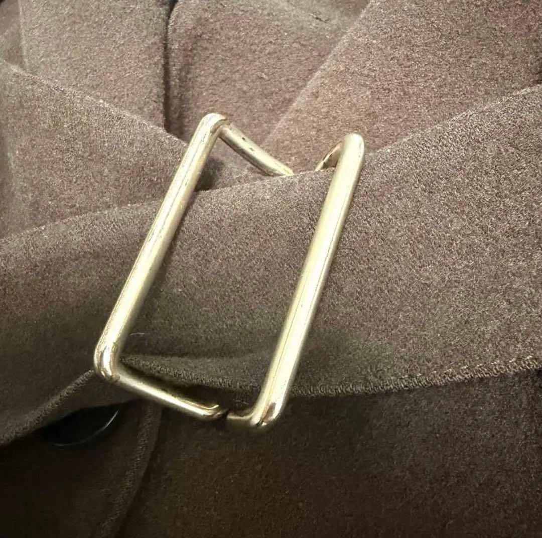 完売品✨アニュアンス ウールトレンチコート ベルテッド 美シルエット ロング丈