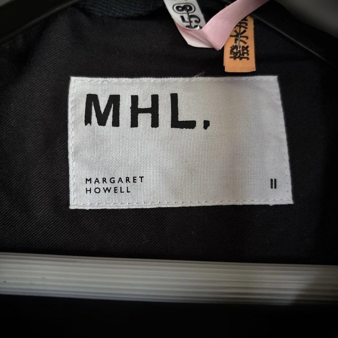MHL. ブラック ダッフルコート