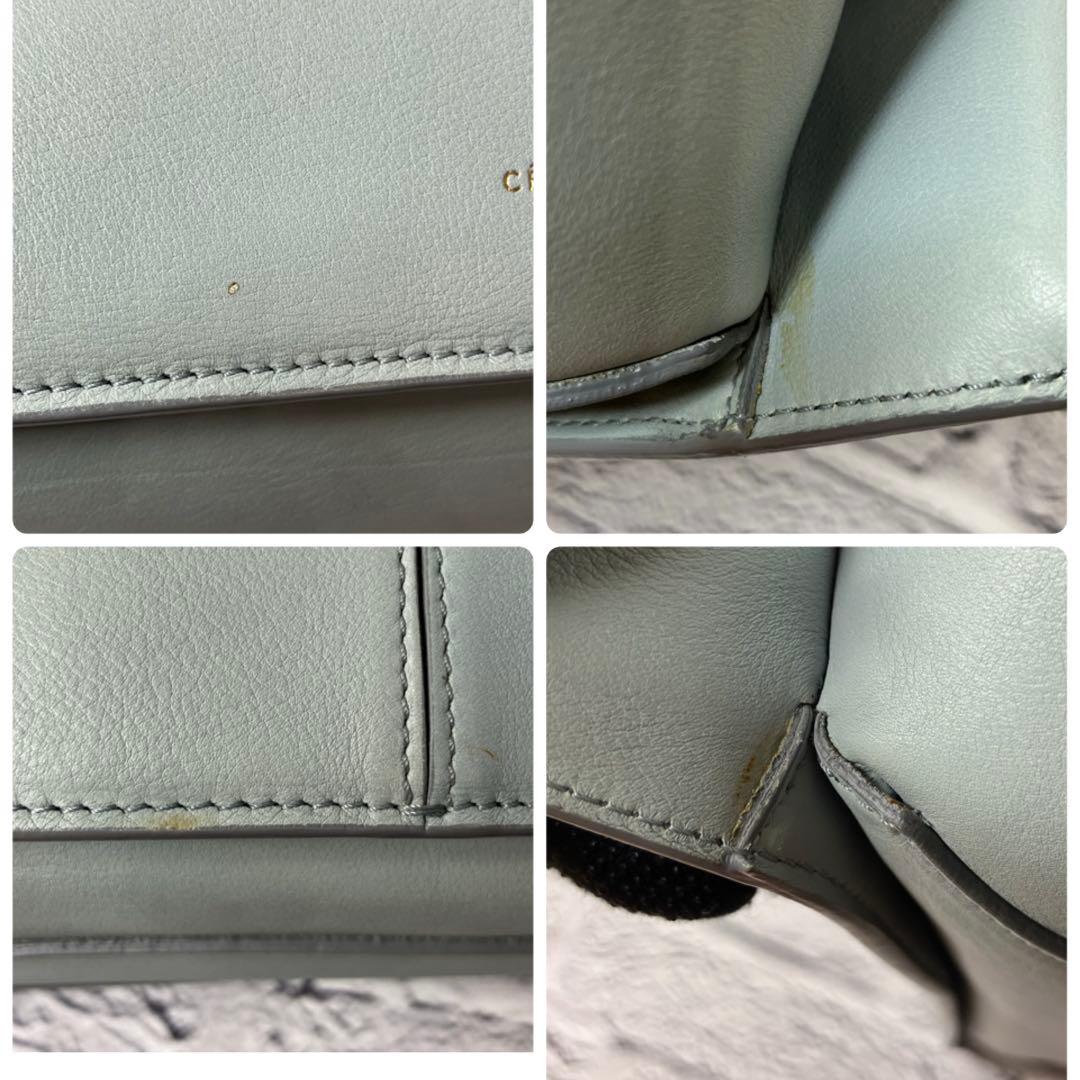 希少✨セリーヌ トリフォルド ミディアム 大容量 A4 3室 本革 トートバッグ