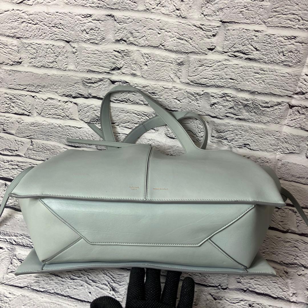 希少✨セリーヌ トリフォルド ミディアム 大容量 A4 3室 本革 トートバッグ