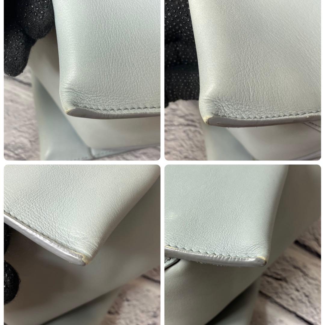 希少✨セリーヌ トリフォルド ミディアム 大容量 A4 3室 本革 トートバッグ