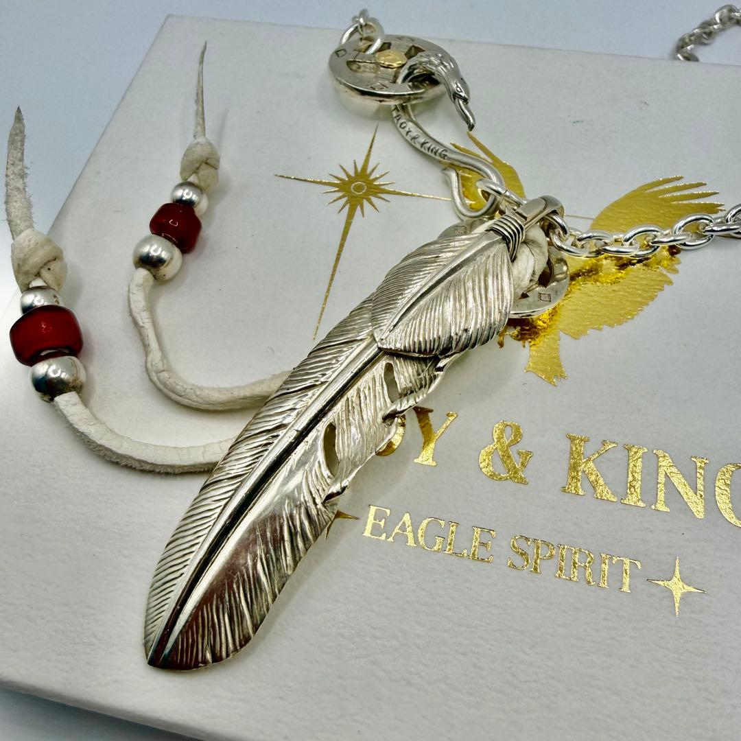 美品　タディ&キング　上銀フェザーLL ネックレスセット