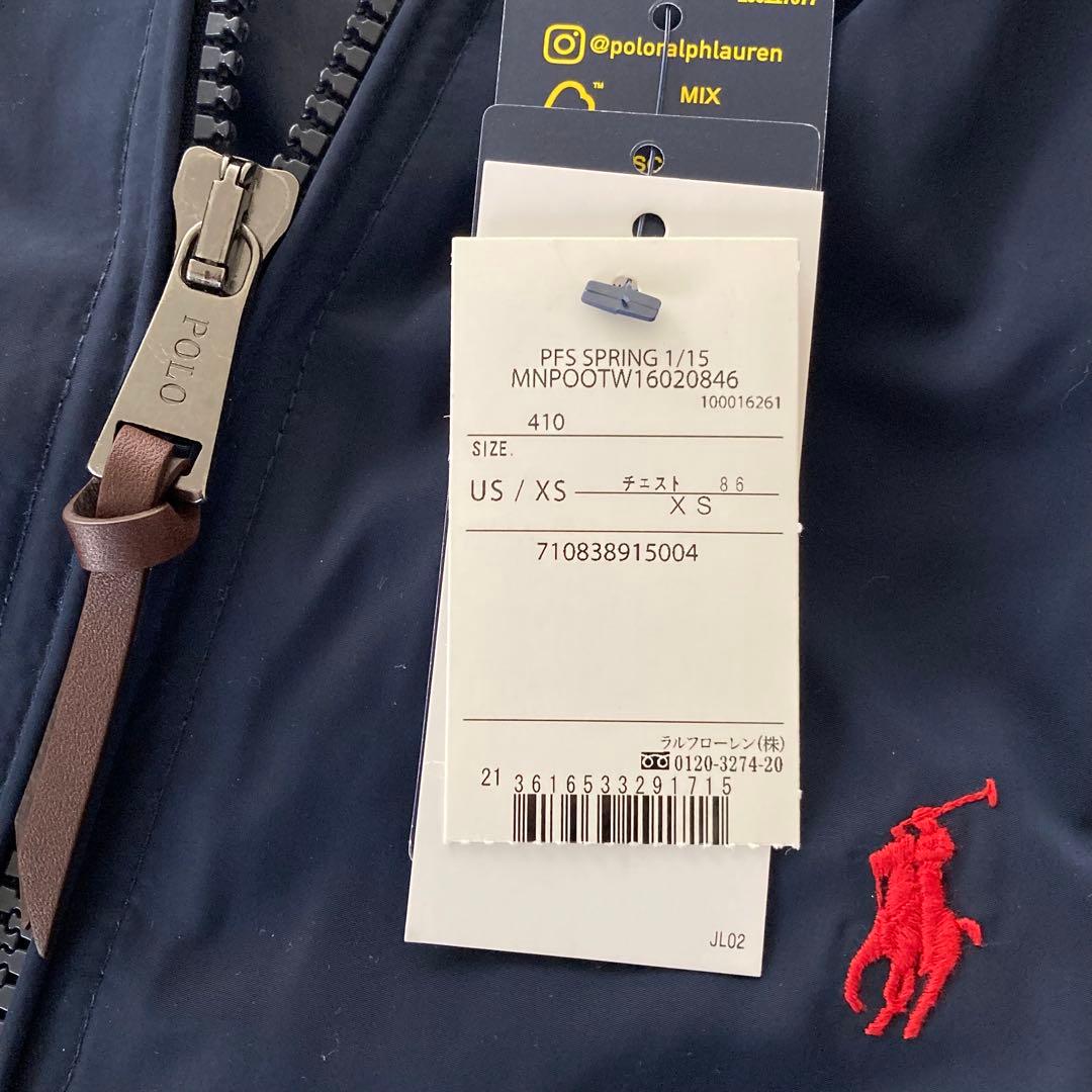 新品 ポロラルフローレン MA-1 ボンバージャケット XS ネイビー
