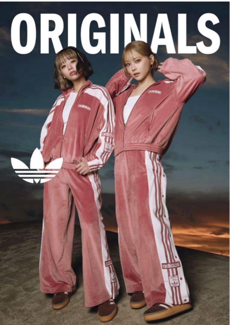 adidas ORIGINALS ピンクジャージ　セットアップ 新品