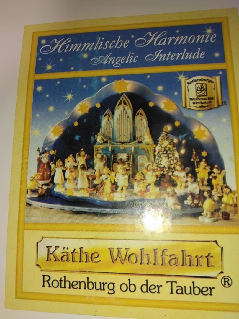 ドイツ　ザイフェン　ローテンブルク天体　間奏曲　天使の置物 LED