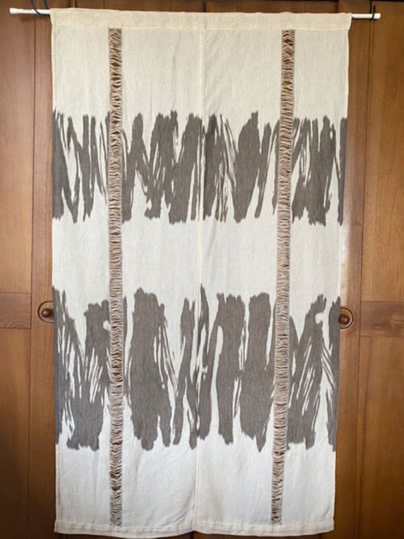 アンティーク⭐️墨絵のような本麻長のれん⭐️和モダン