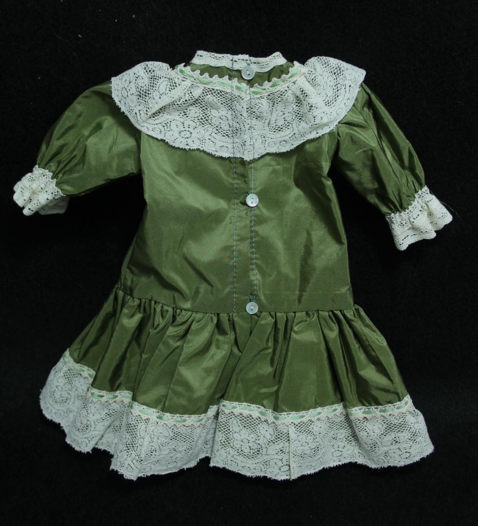 ◎シルクドレス◎｟フランス製｠ジュモー等の約３５cmのビスクドールに 洋服