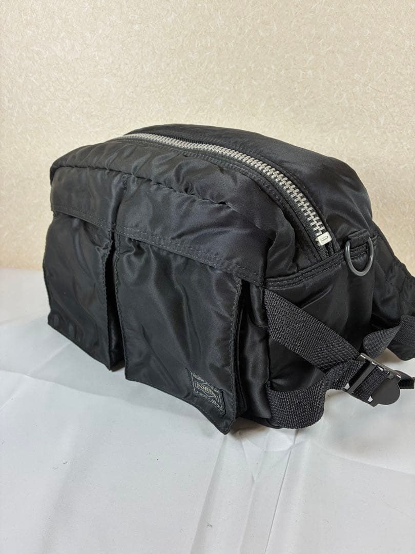 [未使用級] porter　タンカー　ウエストバッグ　ブラック ボディバッグ