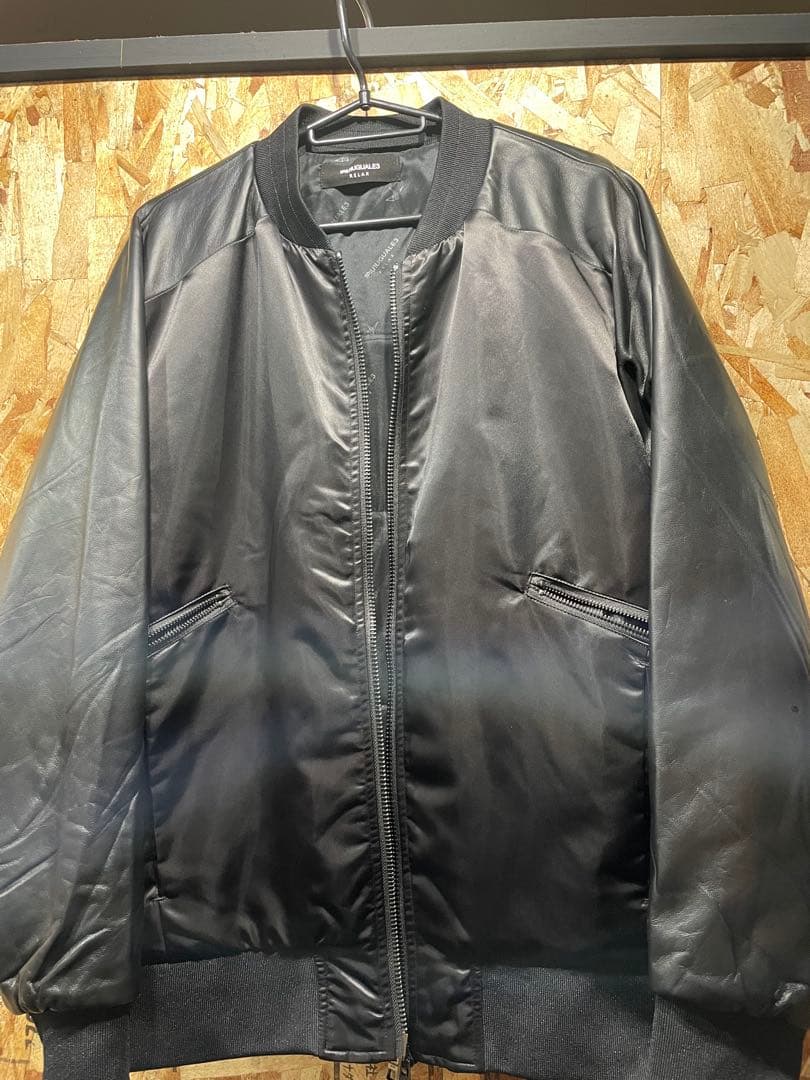 KRSさん専用1piu1uguale3 MA-1 ブラック MA-1