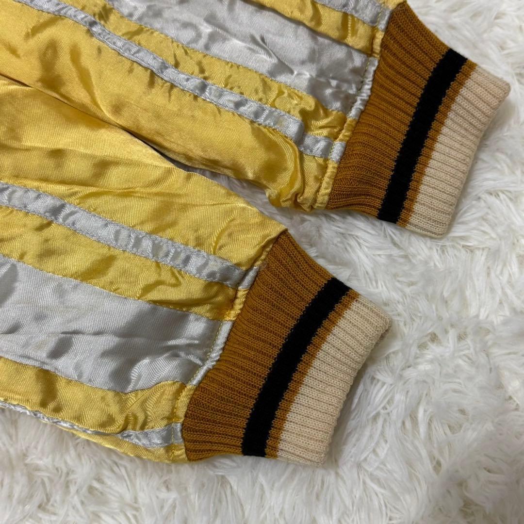 CABCLOTHING スカジャン キルティング リバーシブル 虎鷹龍Ｌ