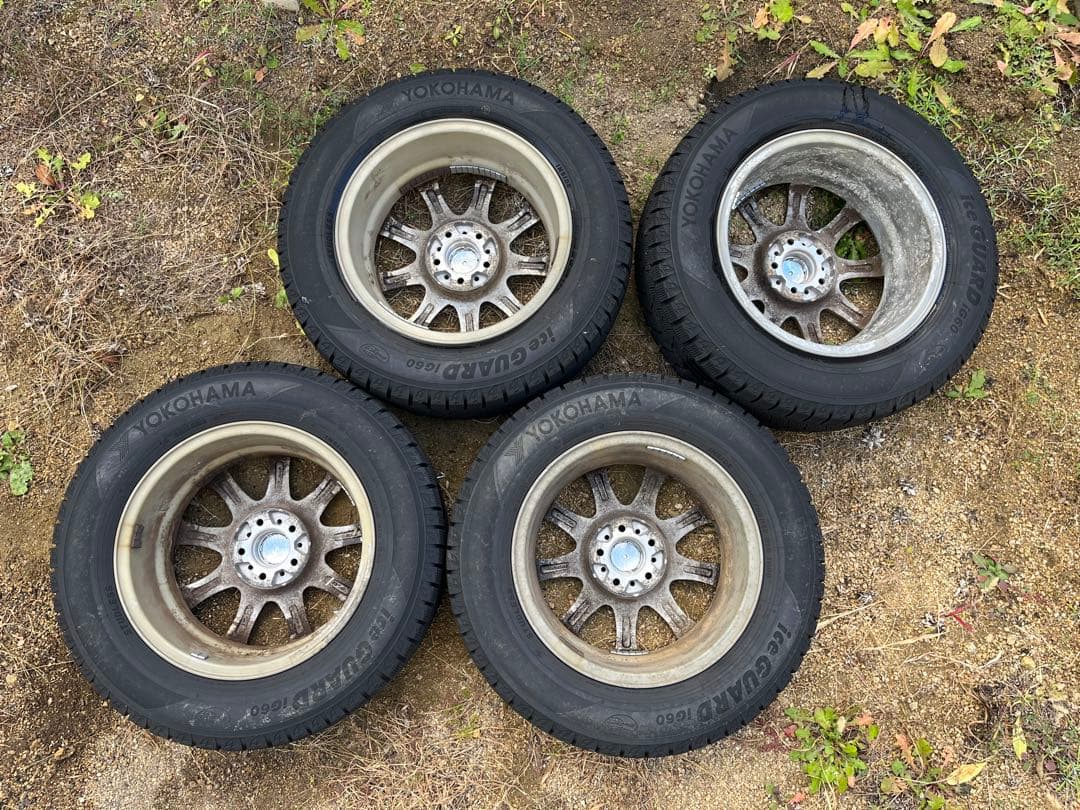 YOKOHAMA製iceGUARD iG60スタッドレスタイヤ・ホイール4本