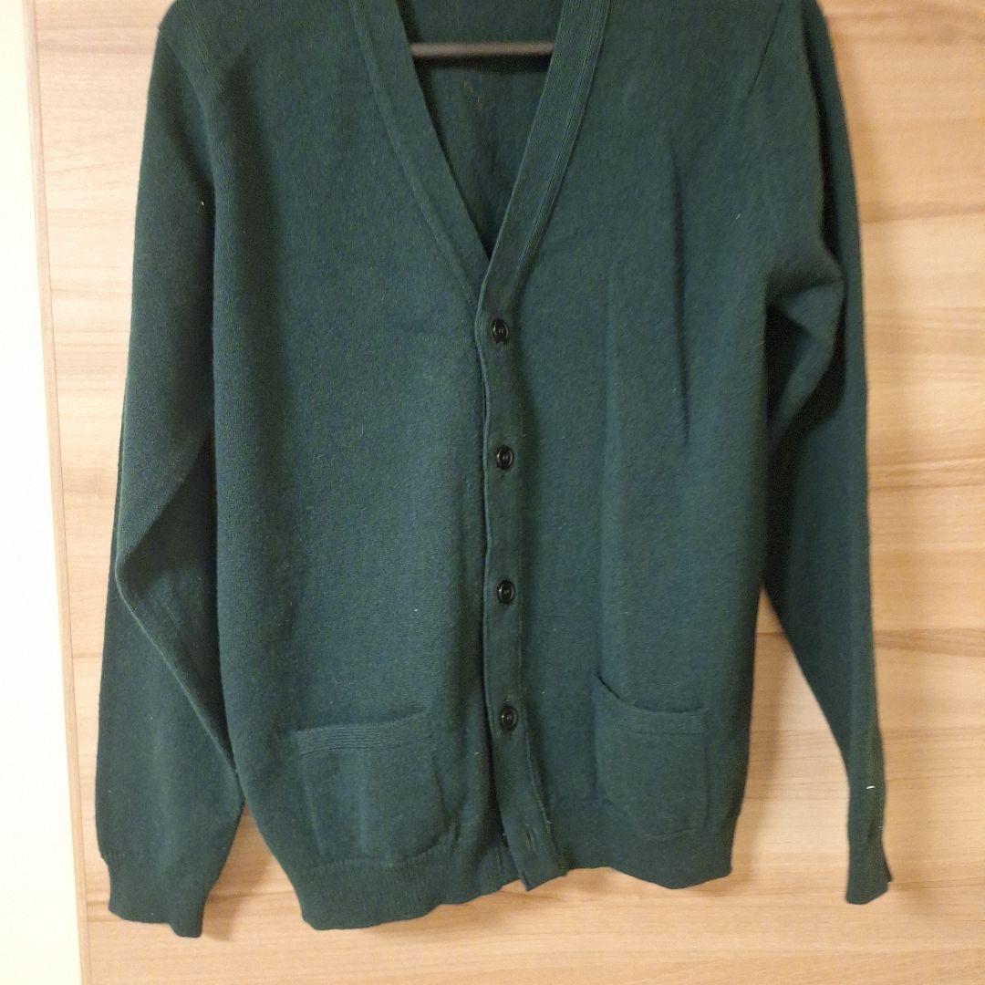 最終値下げ　WILLIAM LOCKIE ダークグリーン カーディガン 42