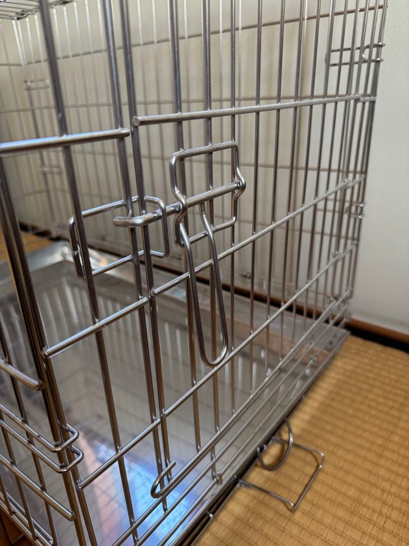 売り切り特価！オールステンレスケージ 小型犬 鳥 ハチコウL サークル