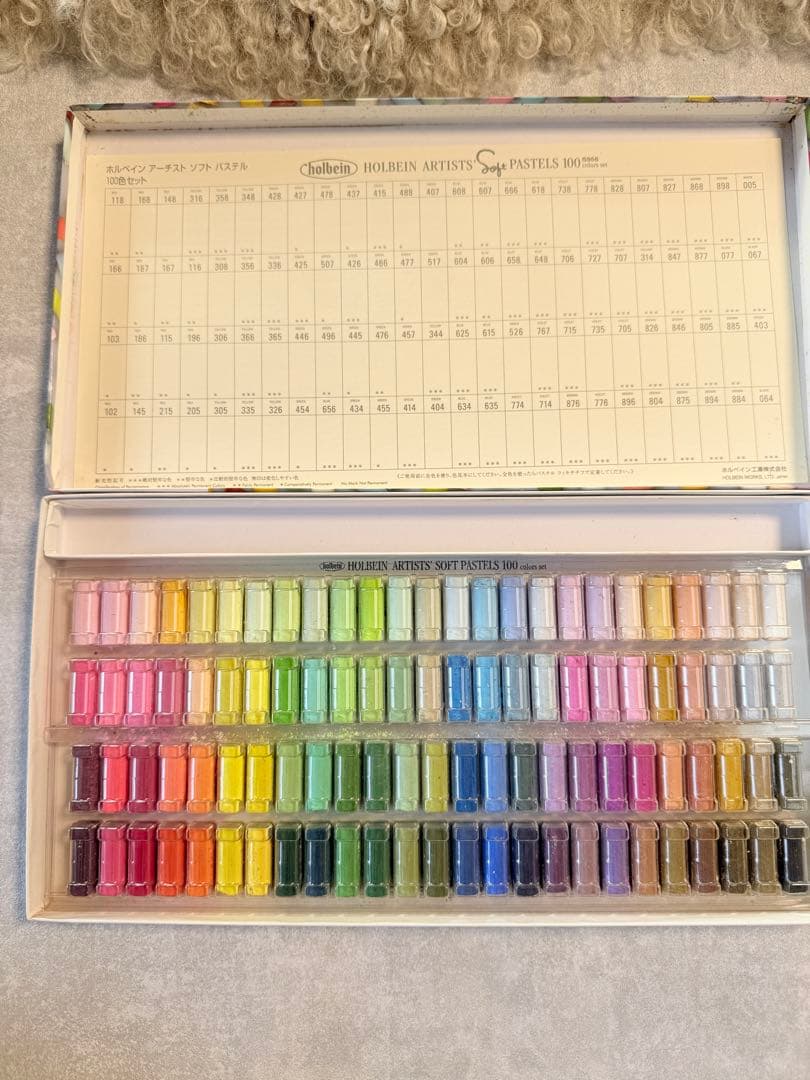 ホルベイン アーチスト ソフトパステル 100色セット　S956　画材