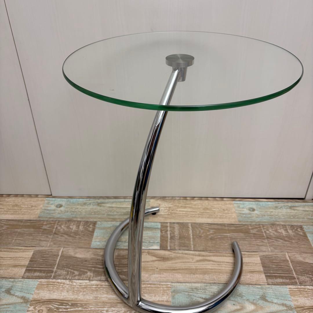 IDC 大塚家具 セレクト サイドテーブル ガラステーブル