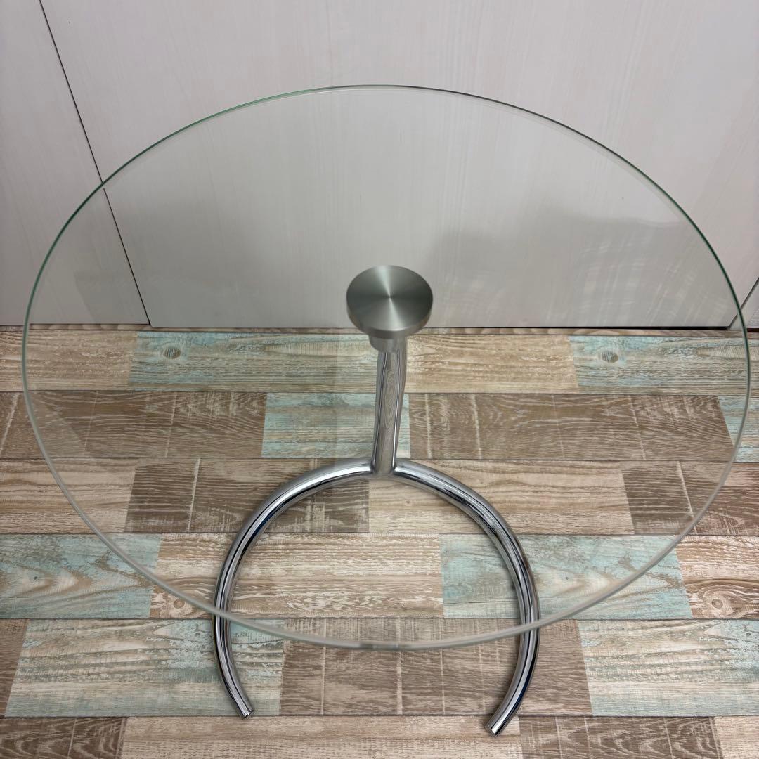 IDC 大塚家具 セレクト サイドテーブル ガラステーブル