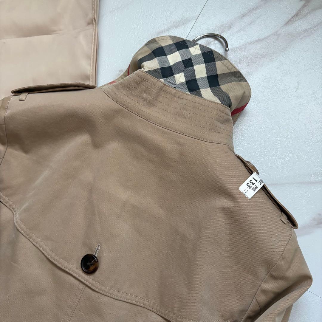 美品◆バーバリーロンドン ハニーベージュ ライナー付 トレンチコート 36