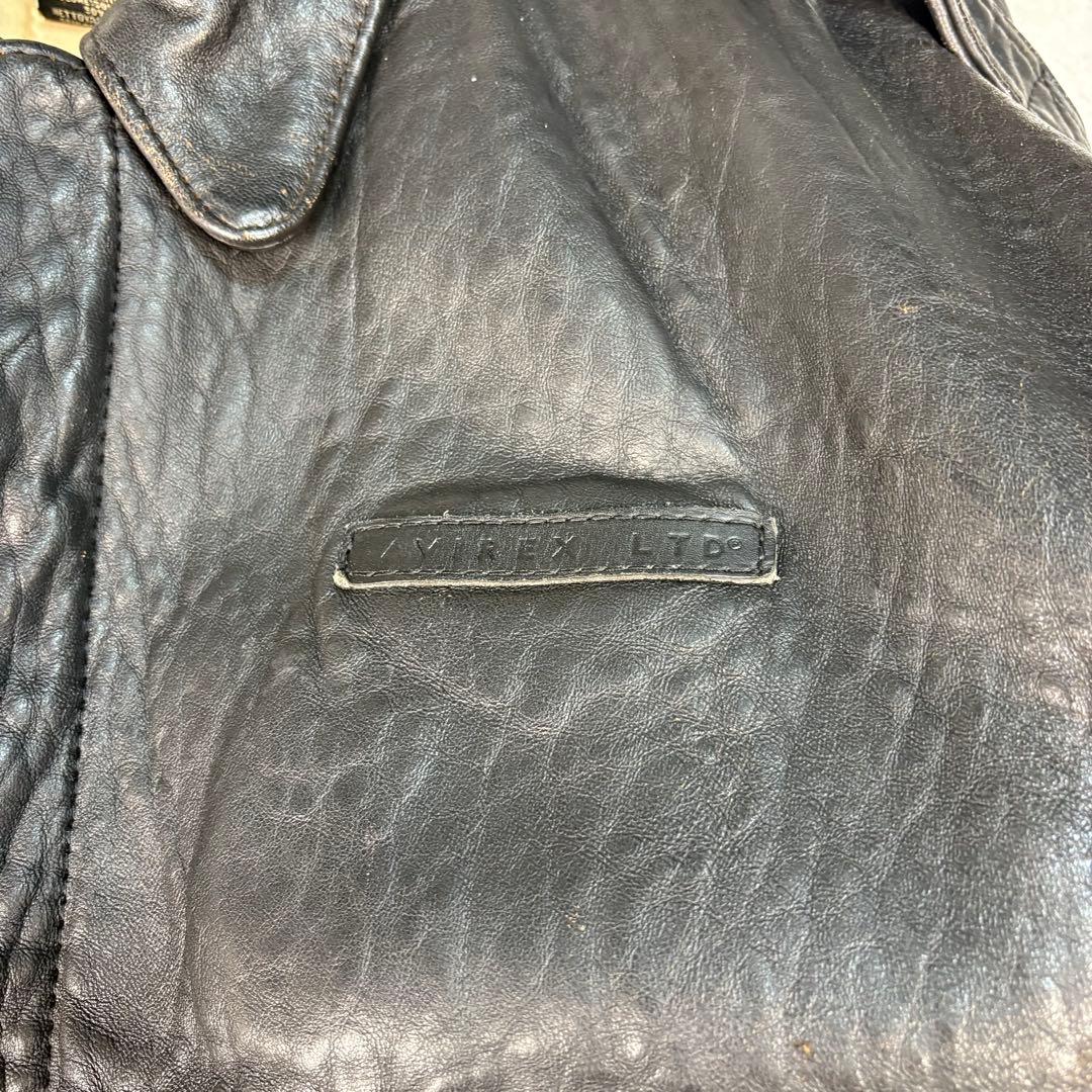 AVIREX A-2 A2 ヴィンテージ レザージャケット フライトジャケット