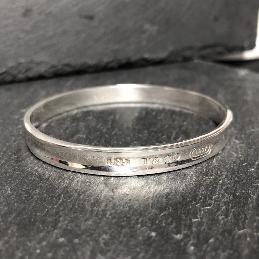 アクセサリー Tiffany Silver Foop Narrow Bangle 925
