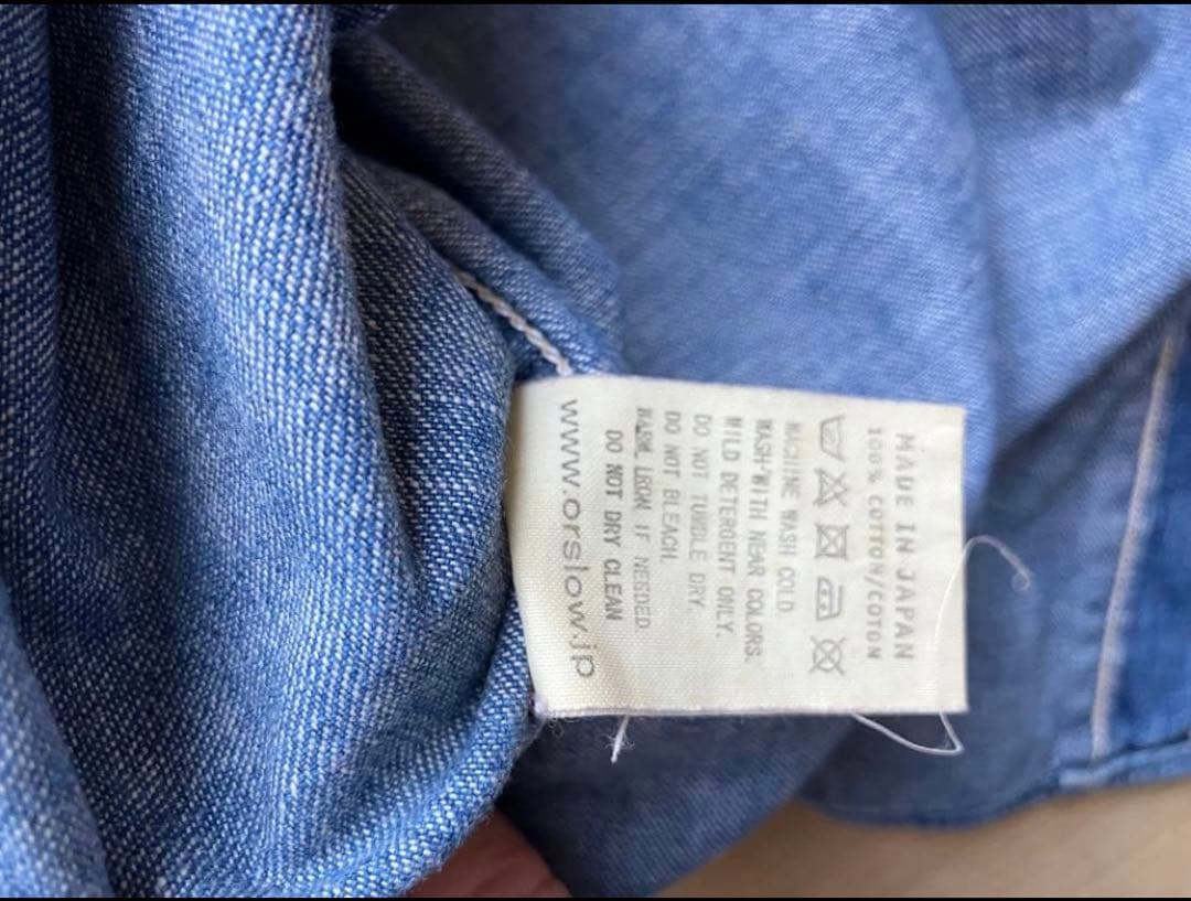 orslow ダンガリーデニムシャツ