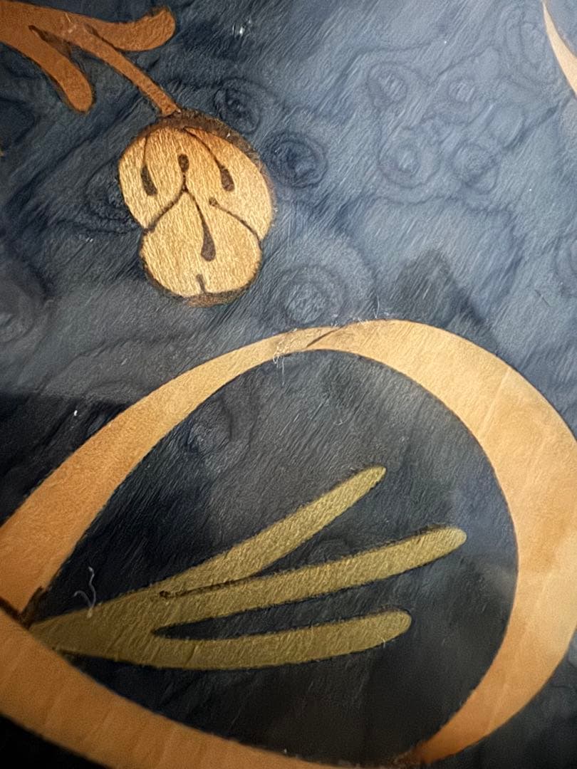 希少 イタリア製 象嵌細工 バーズアイ キャスター付き キッチンワゴン