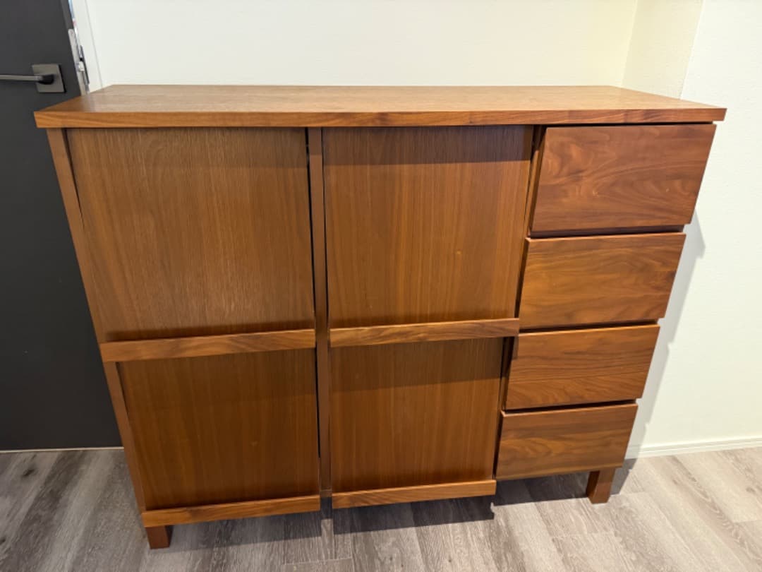 高野木工　レッチェ 105マガジンラック ウォルナット