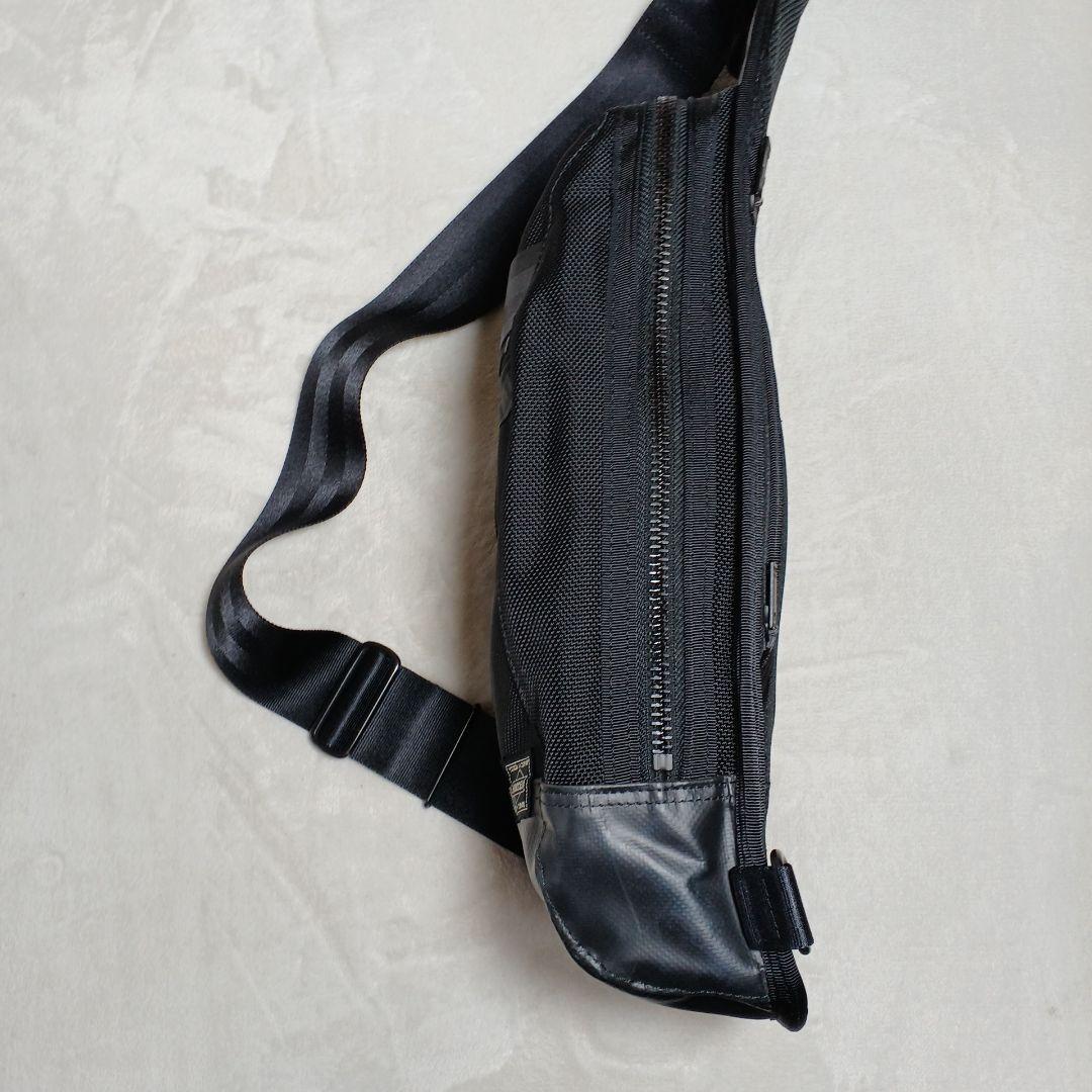美品級 PORTER ポーター　HEAT ヒートボディ、スリングバッグ 　黒