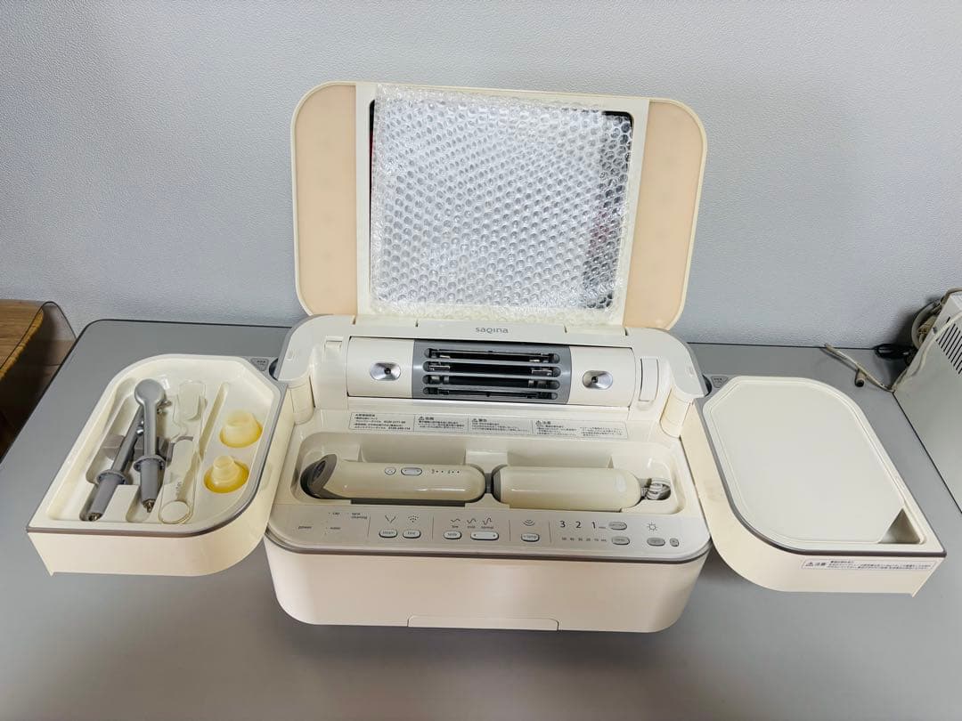 値下げsaqina サキナビジュー 高級美顔器スチーム フェイスケア　ホームケア