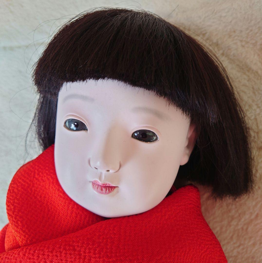 大正期　光龍斎　人毛張替え+修復　15号52cm お着物お任せ　お人形だけでも可