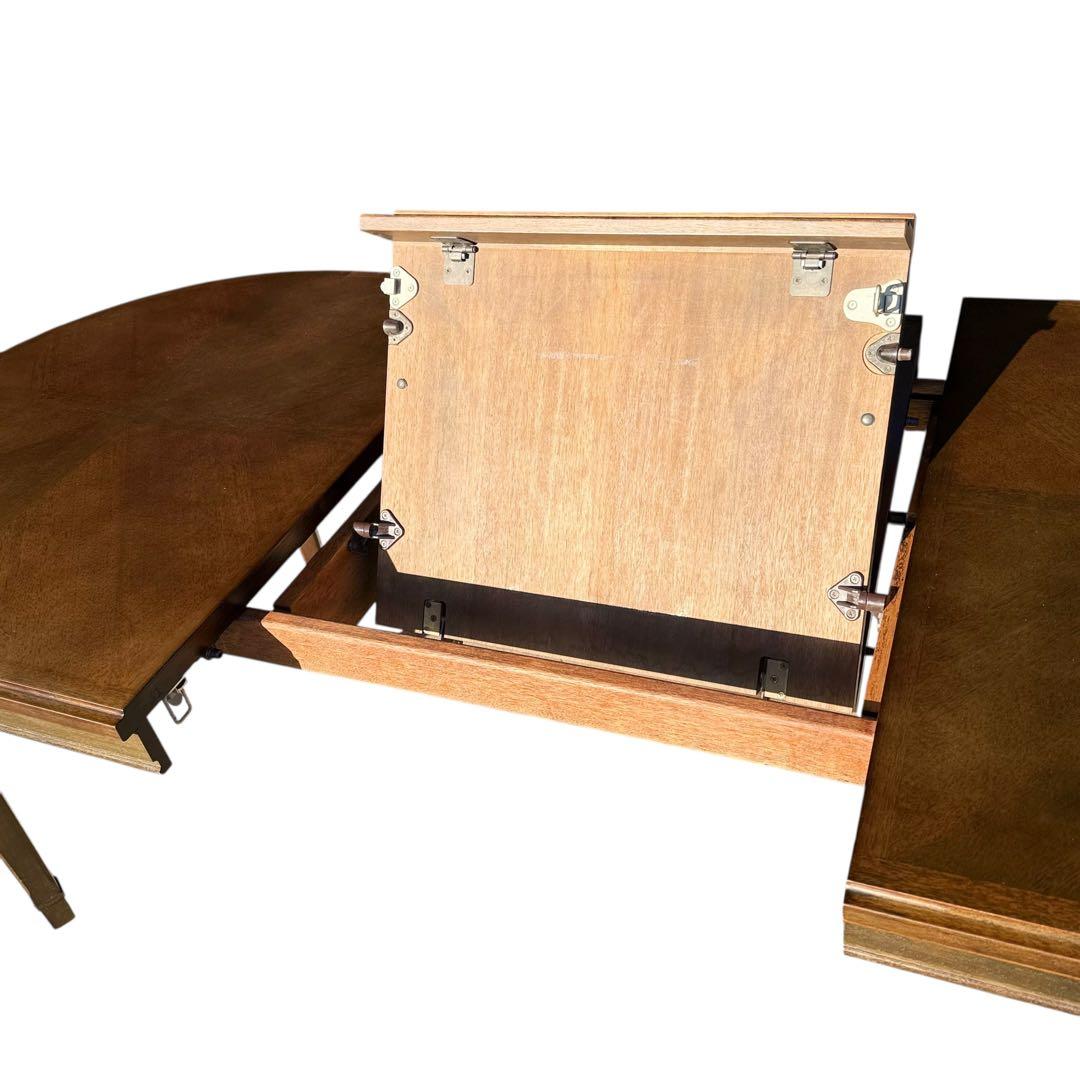 HR918 マルニ木工 伸長式 ダイニングテーブル オーバル 楕円 天然木