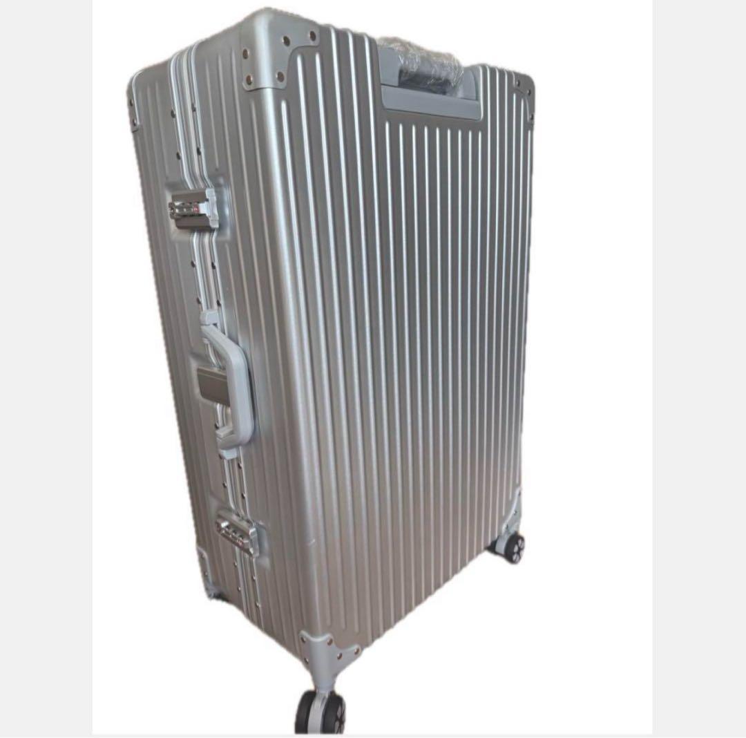 スーツケース tsaロック　シルバー XL 7泊-10泊 100L キャリー