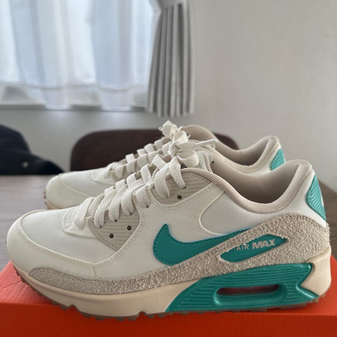 Nike Air Max ホワイト/ティール シューズ/ゴルフ