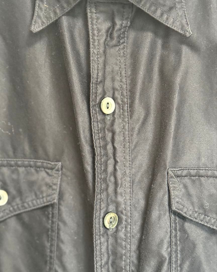 【美品】23FW POST OVERALLS/NAVY CUT SHIRT