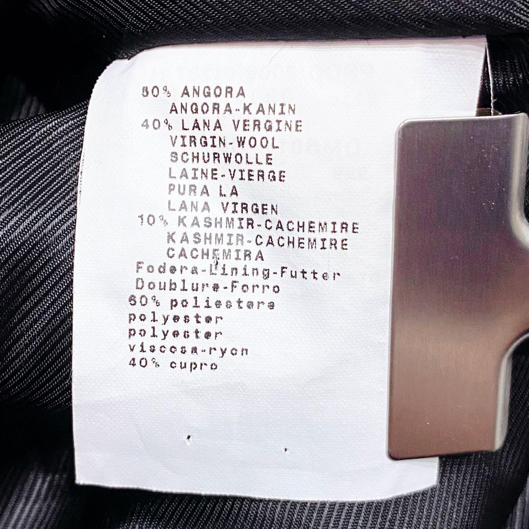 【極希少】アルマーニコレツォーニ チェスターコート アンゴラ カシミヤ 38