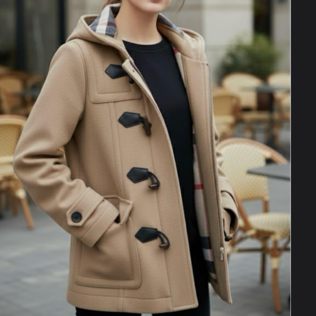 Burberry ダッフルコート 裏地ギガチェック M バーバリー　レディース